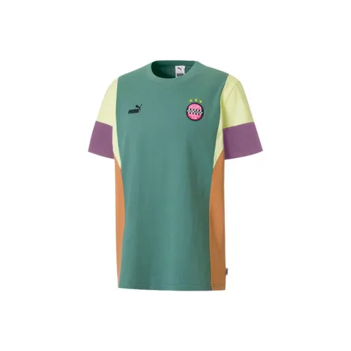 PUMA T-Shirts Men Green
