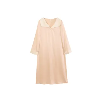 JINSANT Nightgown Women's Gold Pink