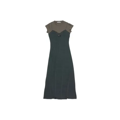 Acne Studios SS25 Skirt Set Women's Set Gray+Coal Gray