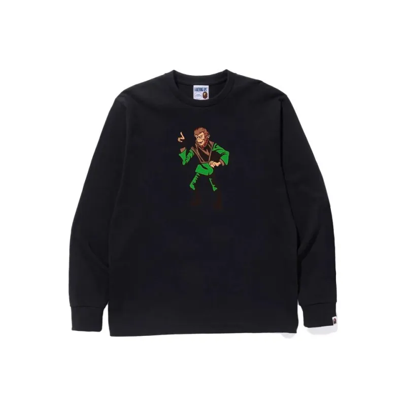 Bape Ape Graphic L/S Tee-0