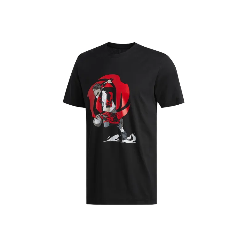 Adidas Set-in Sleeve T-Shirt Men's Black-0