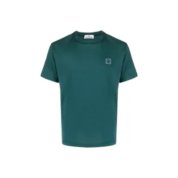 STONE ISLAND Compass patch Cotton T shirt