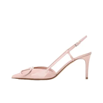 Valentino VLogo Signature Pointed Toe Slingback Pumps