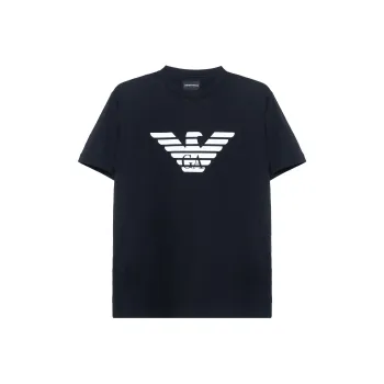 EMPORIO ARMANI Logo Printed Crewneck T Shirt
