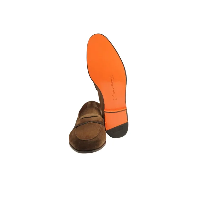 Santoni Suede Loafers-6