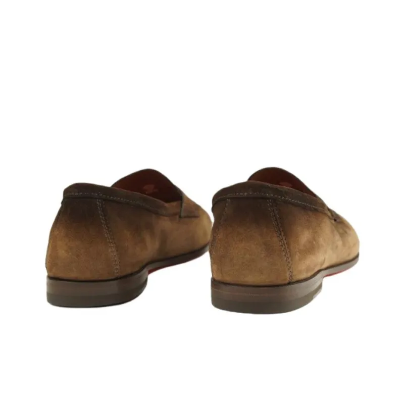 Santoni Suede Loafers-4