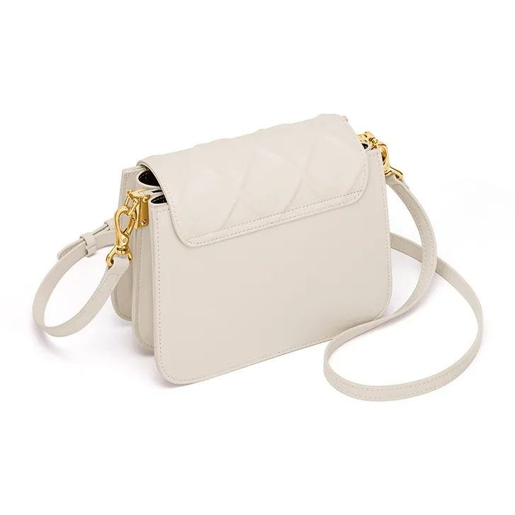 CNOLES Cow Leather Crossbody Bags Shoulder Bags Women's Fashion Blue White-21