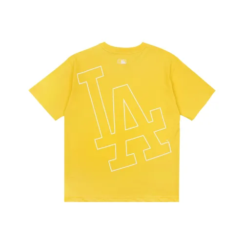 MLB Los Angeles Dodgers T Shirts Unisex Yellow