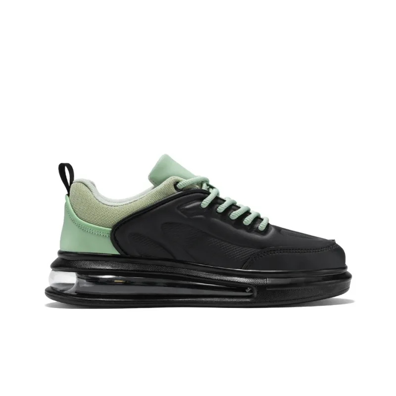 MEKY Cushioned Slip Resistant Height Increasing Low Top Air Cushion Casual Training Sprint Running Shoes Men's-1