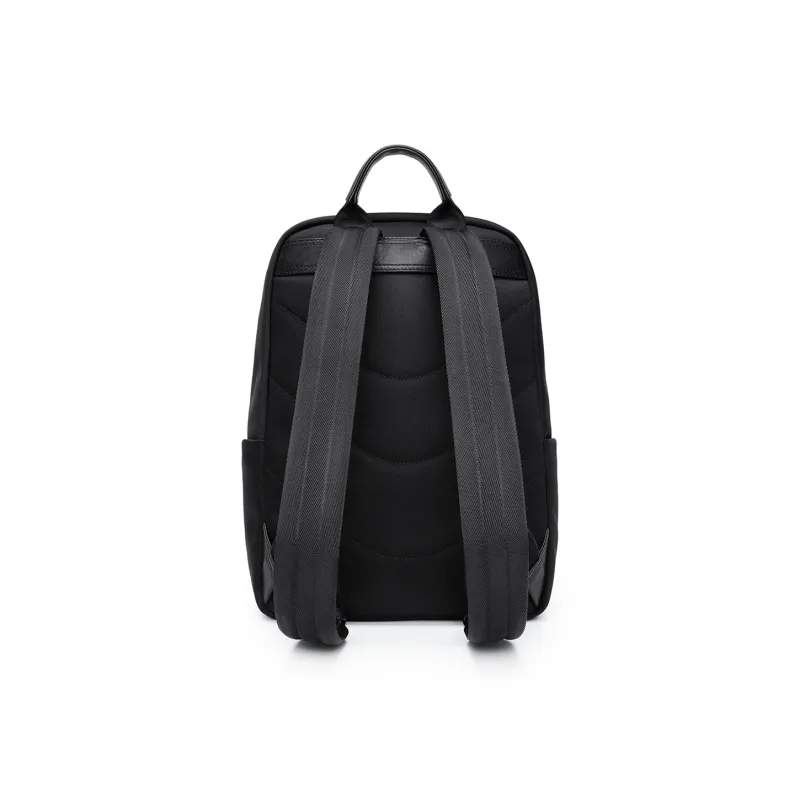 PIERRE CARDIN Fabric Backpack Laptop Bag Regular Men's Black-1