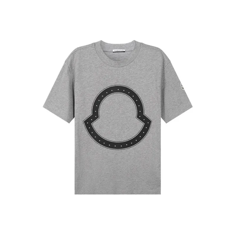 Moncler SS22 T Shirts Men Gray-0