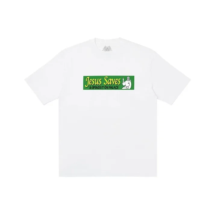 PALACE Jesus Saves T shirt-0