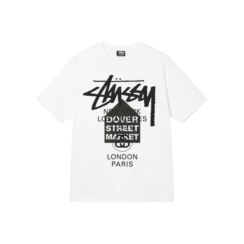 Stussy X Dover Street Market World Tour Tee - POIZON