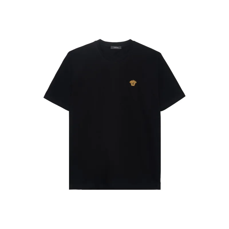 VERSACE Embroidered Logo T Shirt-0