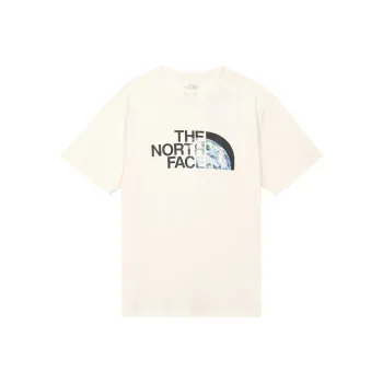 THE NORTH FACE Earth Printing SS22 Set in Sleeve T Shirt Men's White
