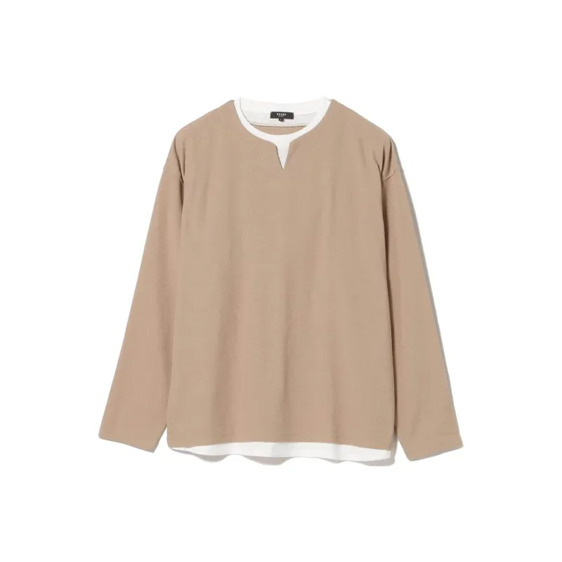 Beams T Shirts Men Ecru-0