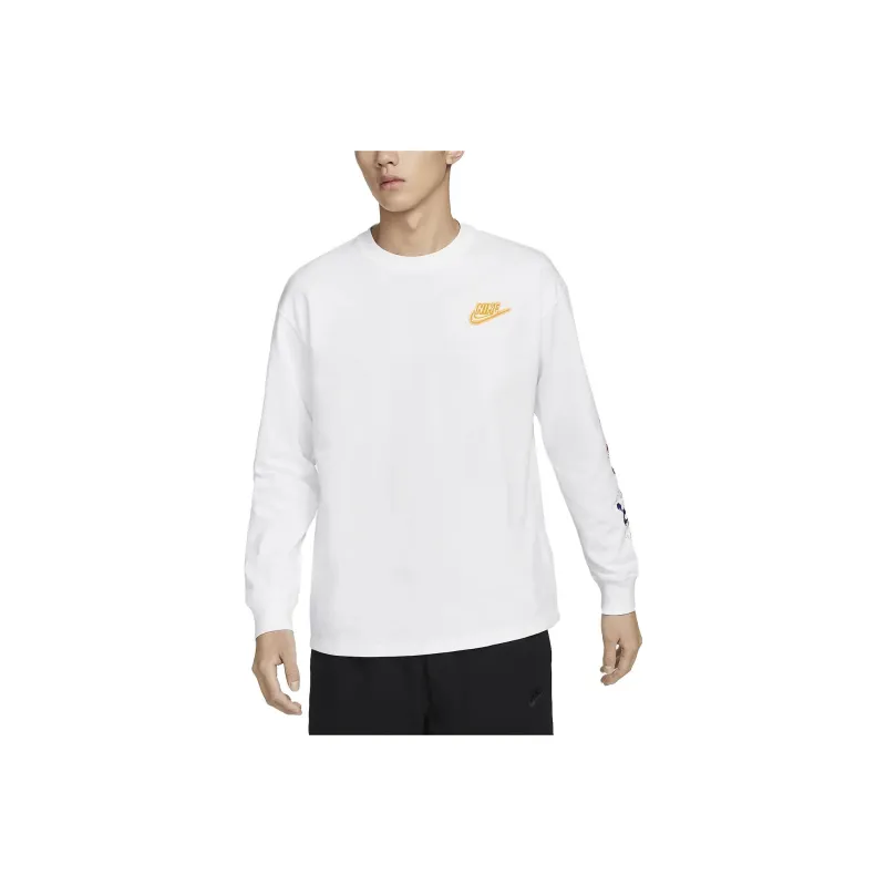 Nike T Shirts Men White-0