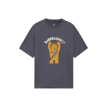 LiNing Disney Drop Shoulder Sleeve T Shirt Unisex Thunderstorm Gray