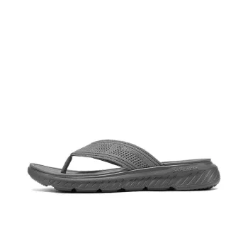 Skechers HARVER Abrasion Resistant Slip Resistant Flip Flops Men's Gray