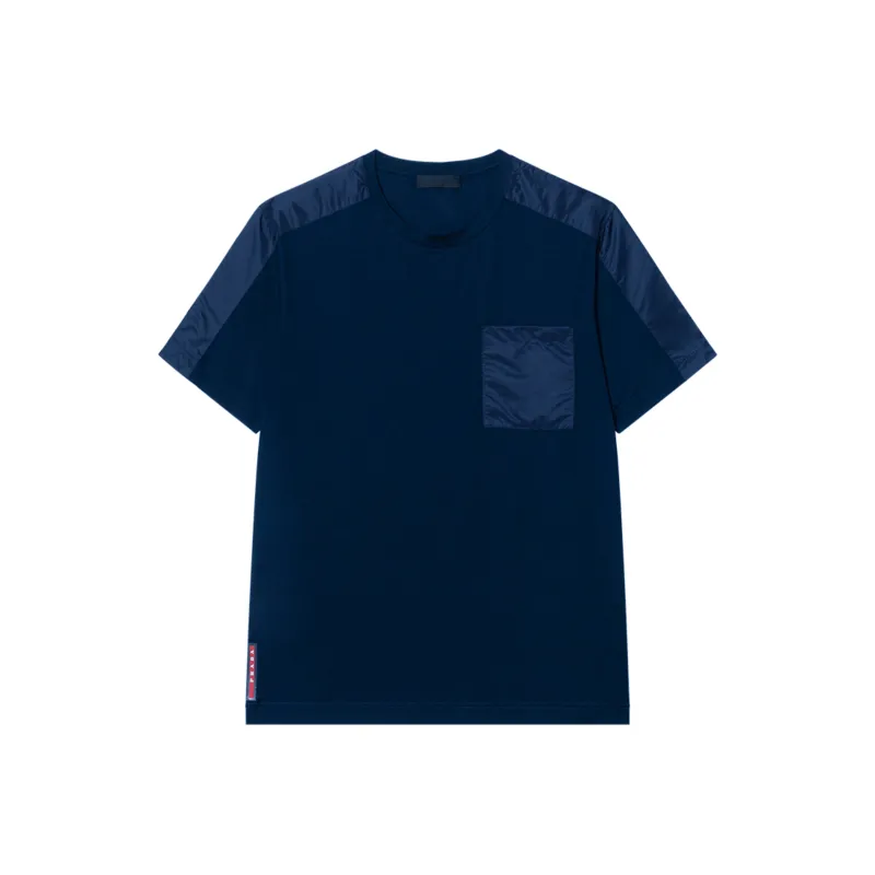 PRADA T Shirts Men Dark Blue-0