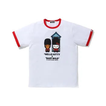 A BATHING APE X Hello Kitty Baby Milo London Trim Tee