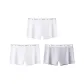 M1746-D Set-Sports Boxer-White+White+Light Gray (3 Pack)