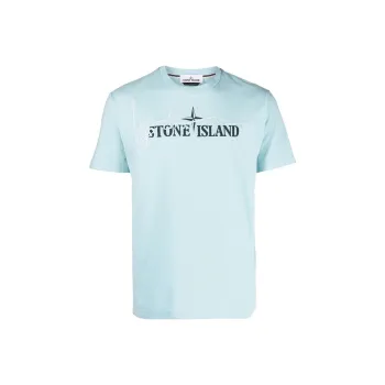 STONE ISLAND T Shirt Men's Ice Blue