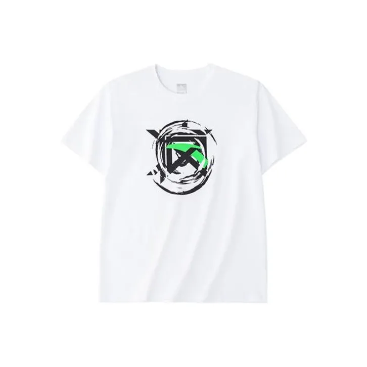 ANTA Basketball Collection T Shirts Unisex White-0