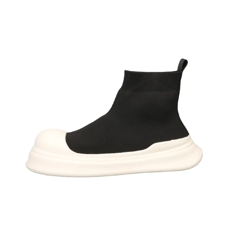 Thai Points High Top Casual Shoes Men's Black-0