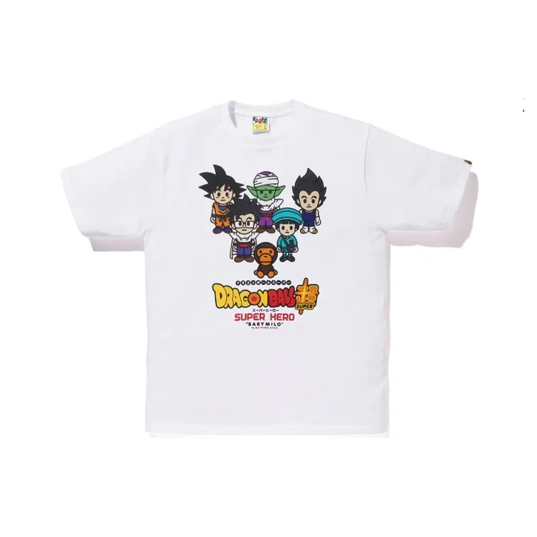 Bape X Dragon Ball Super Goku & Gohan & Pan & Piccolo &Vegeta Baby Milo Japan Exclusive Tee-2