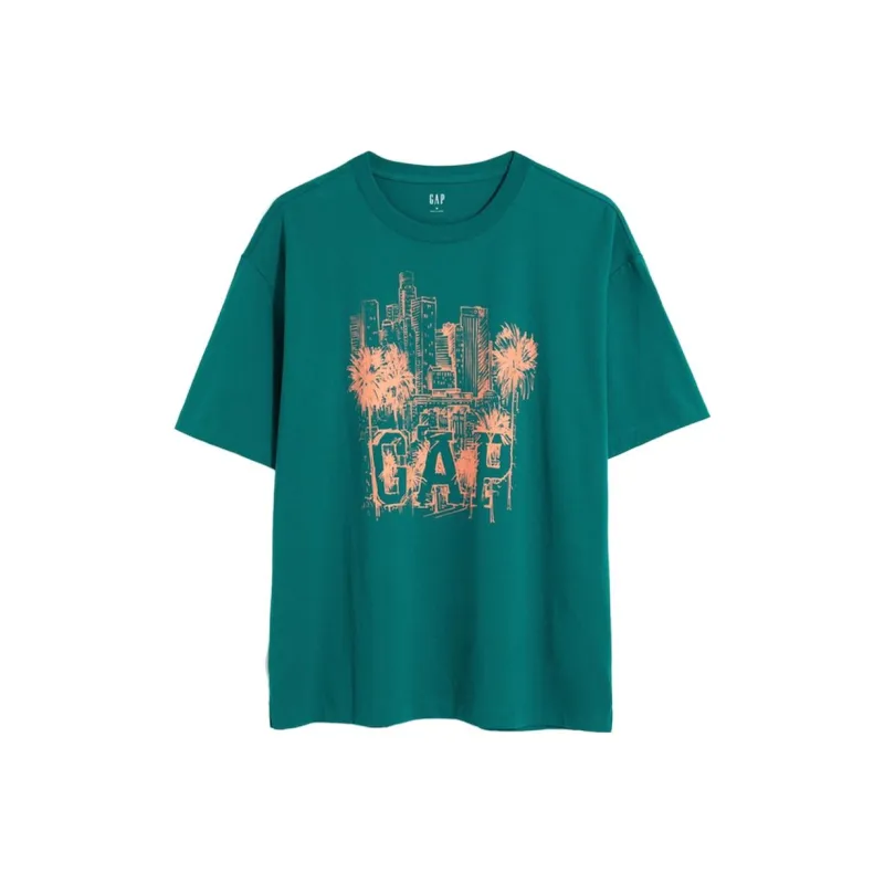 GAP SS23 T-Shirts Men Forest Green-0