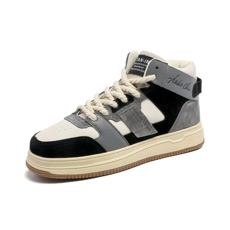 AMICNIEGD Breathable High Top Skateboard Shoes Men's-9