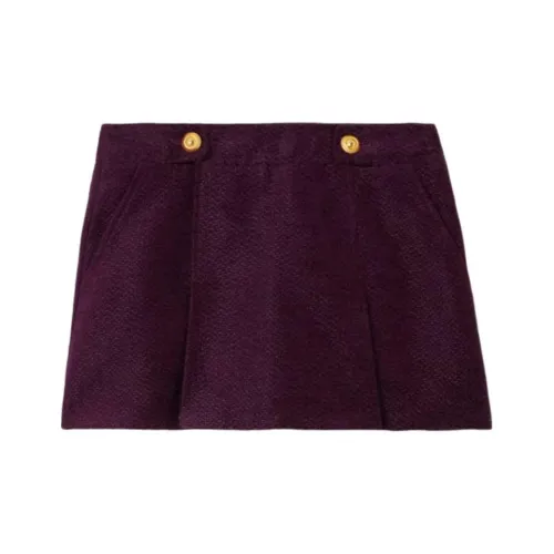 TF Casual Short Skirts Women's Burgundy