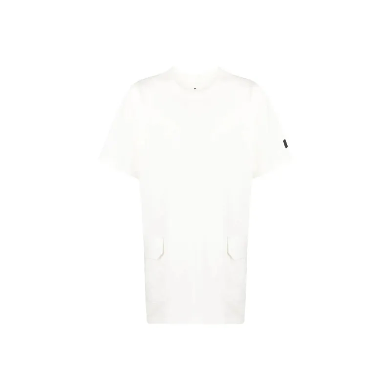 Y 3 Pocket Detailed Crewneck T Shirt-0