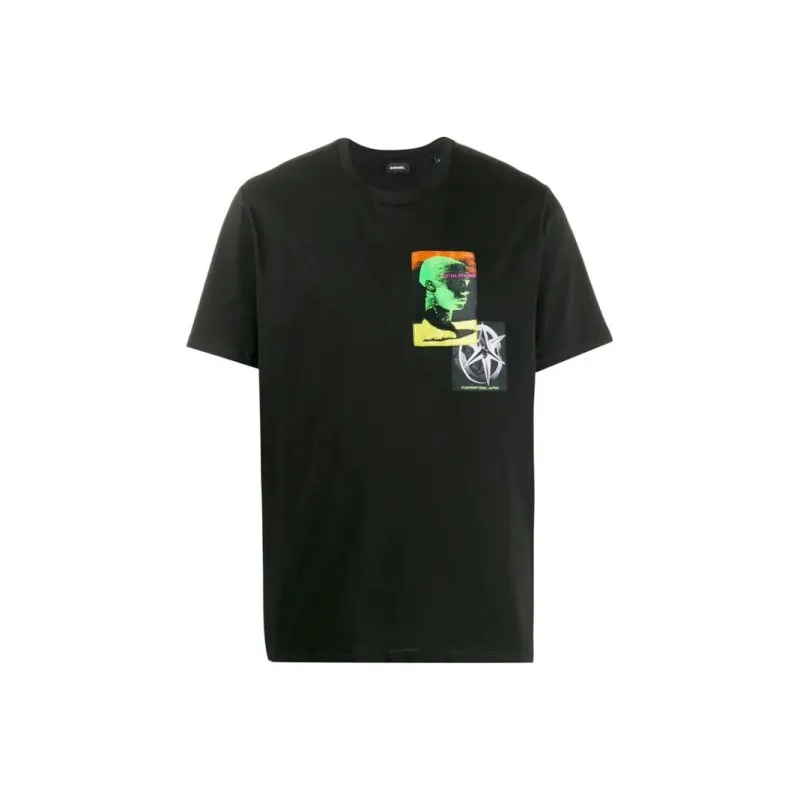 DIESEL SS23 T Shirt Men's Black-0