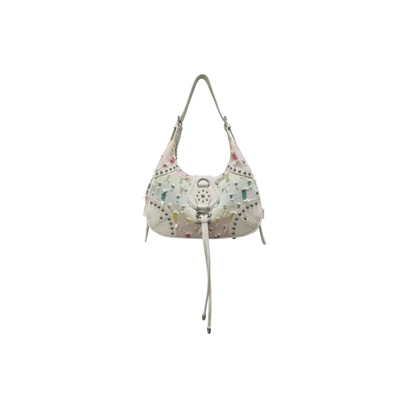 CULTIVATOR Denim Shoulder Bag Regular Women's Ecru-0