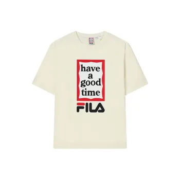 FILA x Have A Good Time T Shirt Unisex Cheese White