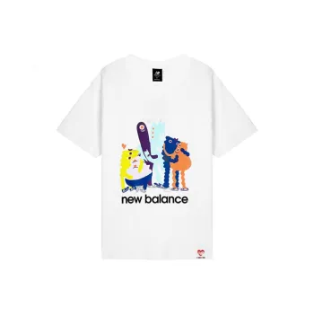New Balance T Shirts Unisex White