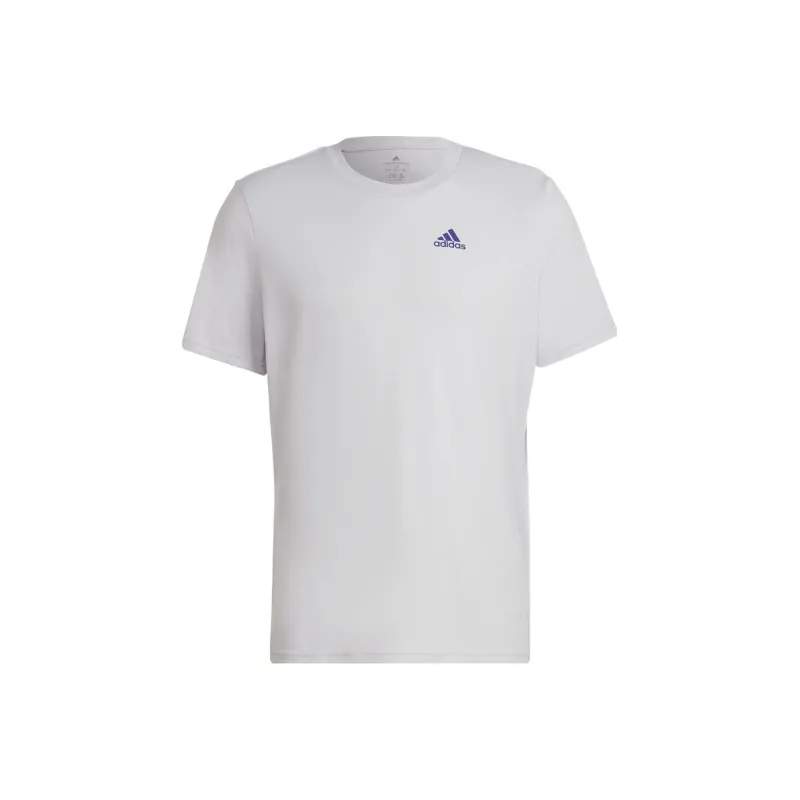 Adidas T Shirts Unisex Symbol Gray-0