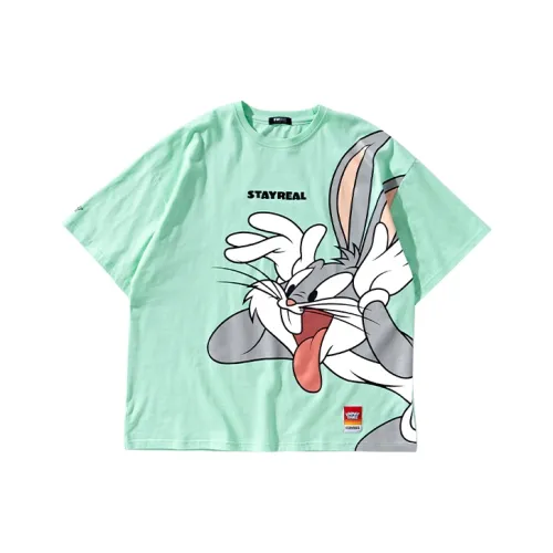 STAYREAL Looney Tunes Straight Elbow Length Sleeved T Shirt Unisex