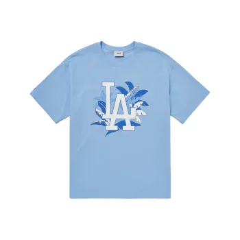 MLB Set in Sleeve T Shirt Unisex Light Blue
