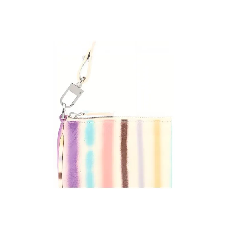 By Far Rachel Leather Shoulder Bags Handbags Women's White Multicolor-4
