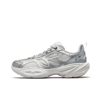 FILA FUSION BUZZARD II Meteorite Shoes 2nd Generation Low Top Chunky Sneakers Men's White Gray