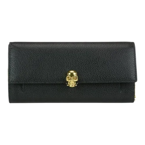 Alexander McQueen Calfskin Wallet Women's Black