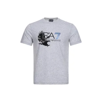 EMPORIO ARMANI EA7 T Shirts Men Gray