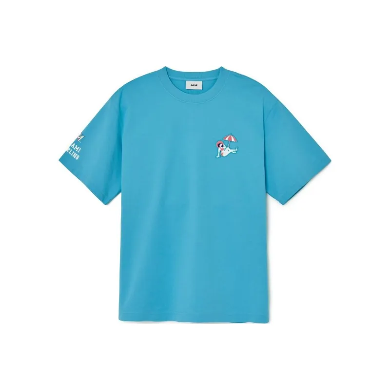 MLB Fun Life T Shirts Unisex Sky Blue-0