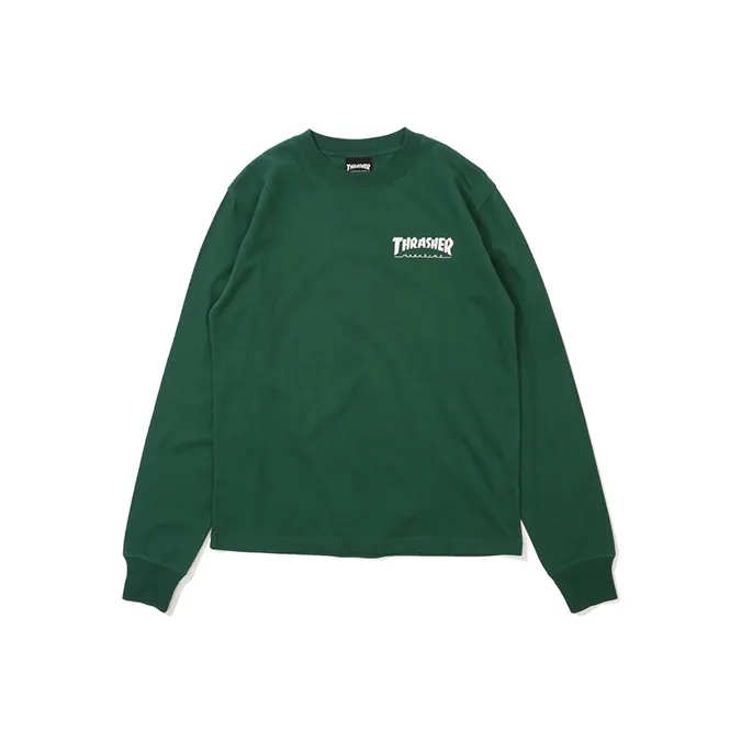 Thrasher T-Shirt Japan Version Unisex Green-0