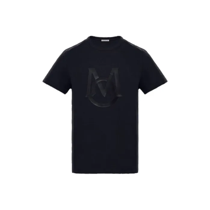 Moncler SS21 T Shirts Men Dark Blue-0