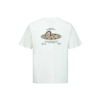 EVISU Logo print Cotton T shirt