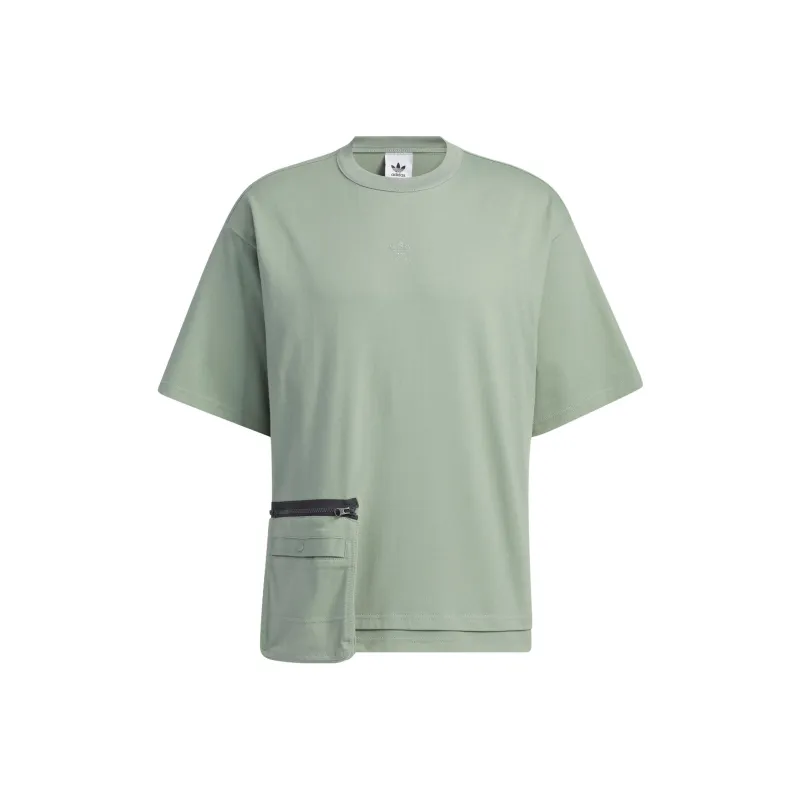 Adidas Originals T Shirt Men's Dusty Green-0